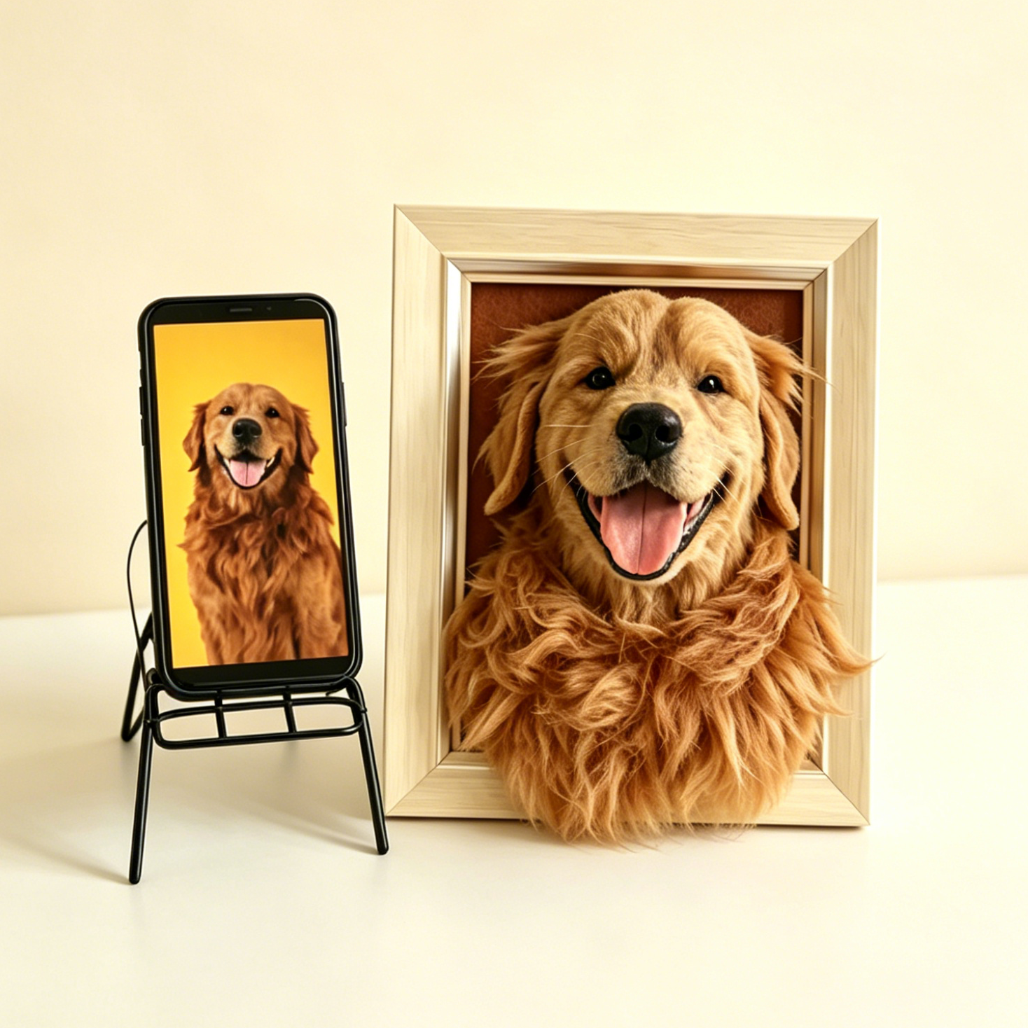Framed Head